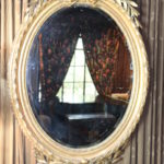 Original Antique Gold Wood Gesso Mirror