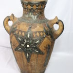Ceramic Urn With Stones