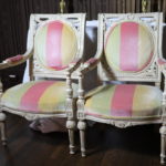 Set Of 2 French Provincial Frame Chairs