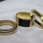 3 gold bangles