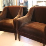 pair of upholstered chairs