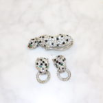 Jaguar Pin And Clip-on Earrings