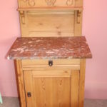 Dry Sink With Beveled Wood Marble Top