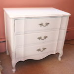 3 Drawer Wood Chest By Dixie, French Provincial Style