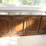 Baker French Provincial Credenza With Key: Great Storage!