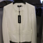 Karl Lagerfeld Paris, Woman's Size 6, Like New Zip-Up SweaterWith Detailing