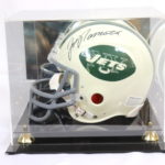 Joe Namath New York Jets Autographed Helmet With Collector's Case Steiner