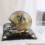 Drew Brees # 9 New Orleans Saints Autographed Helmet With Collector's Case