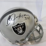 Bo Jackson # 34 Oakland Raiders Autographed Mini Helmet With Case