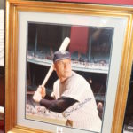 Mickey Mantle NY Yankees Autographed Picture With Tom Catal Letter Of Authenticity By JSA