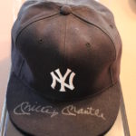 Mickey Mantle NY Yankees Autographed New Era Baseball Hat Size 7 ¾" Hat With Case