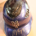 Jose Reyes New York Mets Autographed Baseball Helmet With COA By JSA