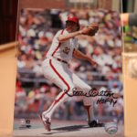 Steve Carlton #32 Autographed Picture Photo File 2006 Hall Of Fame 94 Official MLB