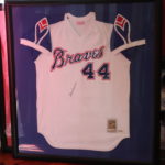 Hank Aaron #44 Atlanta Braves Autographed Mitchell & Ness Jersey