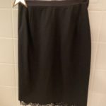 Wmn's Dolce & Gabbana Skirt For Hirshleifer's With Lace Hem Size 40, Made In Italy