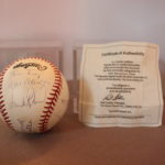 500 Homerun Club Autographed Baseball With COA, Mantle, Aaron