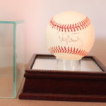 Darry Strawberry NY Mets Autographed Baseball Etched Case