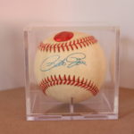 Pete Rose Autographed Baseball Cardboard Memories 3344