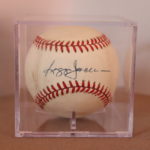 Reggie Jackson Autographed Baseball Cardboard Memories