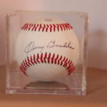 Oscar Gamble New York Yankees Autographed Baseball And Card