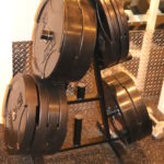 Troy 2" Rubber Weight Set With Rack 2" Diameter