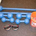Set Of Lead Weight Barbells And Dumbells With Extra Lead