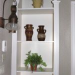 shelf with planters