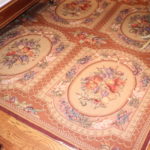 Large Needle Point Floral Rug 15'10" X11'5"