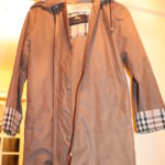 Women's Burberry Rain Jacket Size Small Lined