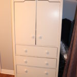 White Bedroom Amoire Or Bookshelf Or Storage Cabinet