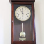 Vintage Wall Mounted Wall Clock New England Farmington, Conn U.S.A