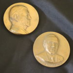 4" Commemorative Bronze Medallions Norris Darrell American Law & David Warner Peck
