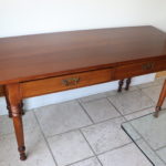 Vintage Leopoldo Stickley Cherry Dropleaf Serving Table With Gate Legs