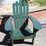 Vintage Wood Adirondack Chair