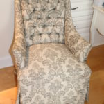 Beautiful Custom Tufted Upholstered Chair
