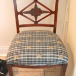 Beautiful Elegant Country Style Accent Chair With Custom Rooster Fabric And Details