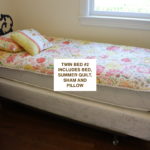 Twin Matress With Quilt, Sham & Pillow By Jenna