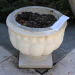 Smaller Cement Planter On Square Base