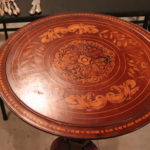 Quality Inlaid Round Side Table