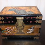 Exotic Wooden Asian Jewelry Box