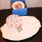 White Ceramic Platter, Small Frame, Ceramic Bowl & 6 Limoges Cheese Dishes In Original Box