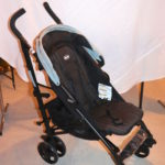 Chicco Stroller, Used 1x With Blue Hood