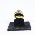 14K YG Matching Ladies Cocktail Rings With Green And Yellow Citrine Stones. 5.0 DWT