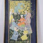 Hand Painted Framed India Art Piece