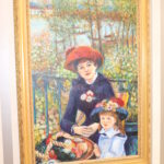 Large Hand-painted Oil Replica Of Renoir Painting