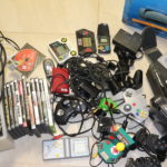 Assorted Video Game Lot With Assorted Electronics & Wires