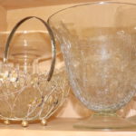 Lot Of Dessert Trifles And Metal Wire Glass Bowl