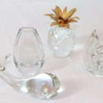 4" Swarovski Crystal Pineapple, Snail, Whale & Vase