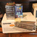 Toshiba W -403 VHS Video Cassette Recorder & Vernon Dual Deluxe 8 Movie Editor