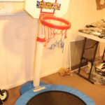 Toddler's Basketball Hoop And Trampoline